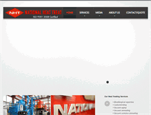 Tablet Screenshot of nationalheattreat.com